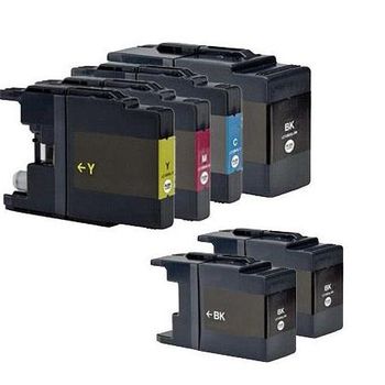 Compatible Multipack Brother MFC-J5910DW Printer Ink Cartridges (6 Pack) -LC1240BK