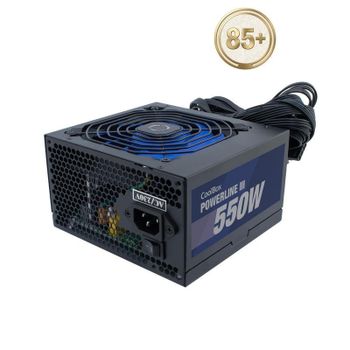 Fuente de Alimentación CoolBox Powerline III 550W 85% EFI ATX Negro