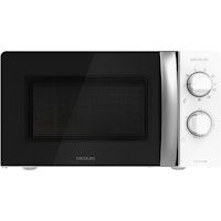 cecotec proclean 2110 encimera microondas con grill 20 l 700 w negro blanco