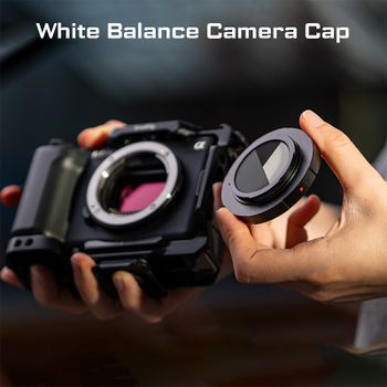 Freewell Canon White Balance tapa de cámara de Metal cubierta de protección lente DSLR tapa frontal para montaje Canon EF y RF