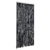 cortina antimoscas chenilla gris antracita 100x230 cm