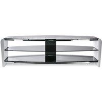alphason francium 1400 tv stand - white white