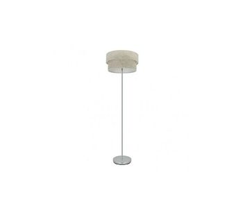 Lampara de pie metal color cromo serie smile 40cm