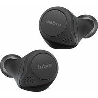 jabra elite 75t wireless bluetooth earphones - black black