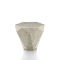 mesas de centro modernas de piedra beige cm 60 x 60 xh 50