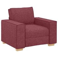 sillon de tela color rojo vino 100x78x84 cm vidaxl