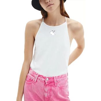 Calvin Klein Jeans Camiseta tirantes Little classic logo para mujer