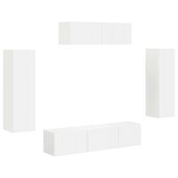 mueble de tv 5 uds vidaxl