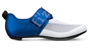 Zapatillas de triatlon fizik hydra blanco azul
