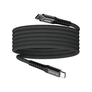 Cable USB C a USB C Verbatim 31863 1,2 m USB 2.0 Negro