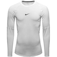 nike camiseta manga larga t-shirt pro blanc para hombre
