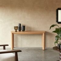 consola de madera de mindi