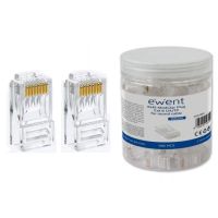 ewent im1205 conector modular cat6 uutp 100 unidades