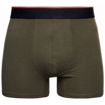 Superdry Boxer Pack x2 front logo para hombre