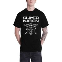 slayer camiseta manga larga nation para mujer