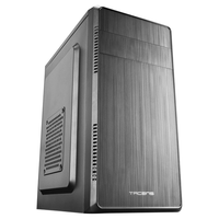 tacens acm500 caja pc compacta micro atx y fuente pc 500w usb 30 aluminio negro incluye fuente