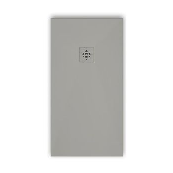 Plato De Ducha Pizarra Pure Gris  90x190 Cm Rejilla Color