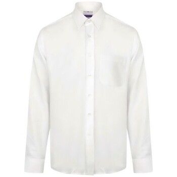 Henbury Camisa manga larga H590 para hombre