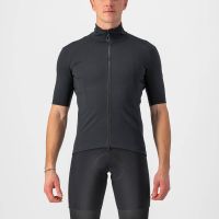 castelli perfetto ros 2 wind jersey - l - savile blue