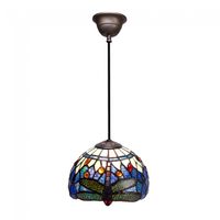 lampara de techo cristal tiffany belle epoque