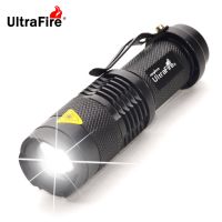 linterna ultrafire sk68 edc con 1 o 3 modos bateria aa opcional linterna pequena recargable 14500 con clip y zoom linterna pequena de bolsillo para acampar senderismo y uso diario