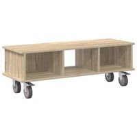 soporte de tv 100 x 35 x 35 cm roble sonoma vidaxl