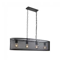 lampara colgante fishnet 4 luces