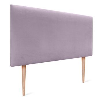 Dhome Cabecero De Terciopelo Liso 90x115 Con Patas Camas 80/90 - Salmon