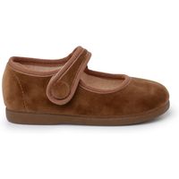 pisamonas pantuflas merceditas velvet tira adherente boton para nina