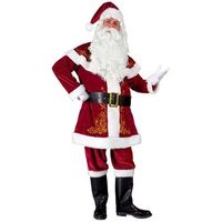 disfraz de papa noel refinado  adulto