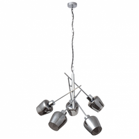 lampara soline 5xe27 cromo