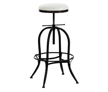 Taburete industrial radong metal bronce 45x45x73 cm