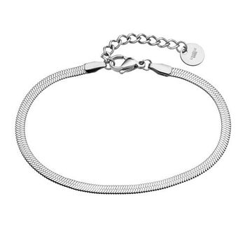 Pulsera de serpiente de acero inoxidable para mujer