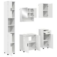juego de muebles de bano 5 uds 61 x 35 x 64 cm vidaxl