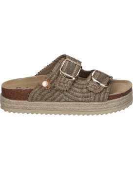 Sandalias Con Plataforma Para Mujer Refresh 172720 Color Taupe 41