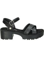 sandalias con tacon veganas para mujer refresh 79281 negro 41