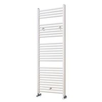 kibath secatoallas radiador circuito calefaccion de 150 cm x 50 cm acabado blanco brillo fabricado en acero