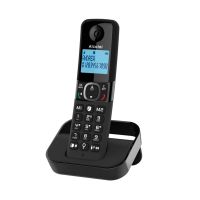 alcatel f860 telefono fijo inalambrico negro