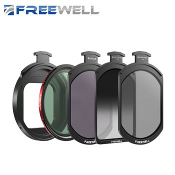 Freewell magnético híbrido Filtro Variable 1 a 10 Stop ND/CPL y ND32, degradado suave 1,2, niebla negra Filtro, compatibles con Freewell iPhone funda y jaula para