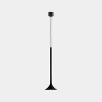 leds c4 colgante alive single led 85 blanco calido - 2700k on-off negro 492lm