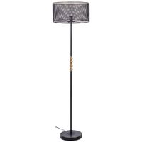 lampara de pie de metal negro 395x395x1391525h cm