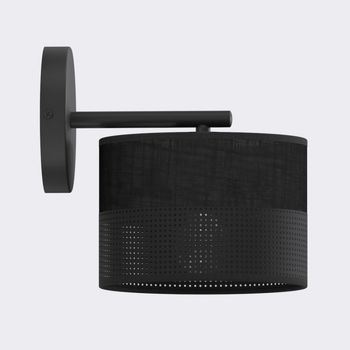 Aplique de pared lomis negro