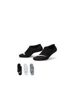 calcetines de fitness nike everyday plus lightweight footie 3 pairs mujer multi-color