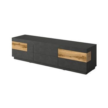 Mueble Para Tv De 200 Cm Kiles Con 6 Cajones Grandes - Dimensiones 206.3 X 53.6 X 50.3 Cm