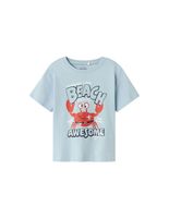camiseta name it nmmvagno loose infantil celestial azul