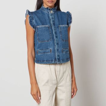 Seventy + Mochi Pablo Denim Waistcoat - UK 16