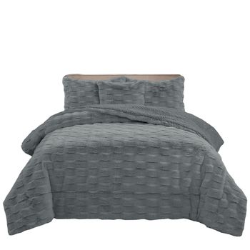 Novotextil Edredón de Invierno Sherpa Extra Grueso 560 g/m² Cama 90 a 180 – Efecto Borreguito Suave con 1 o 2 Fundas de Almohada 50x70