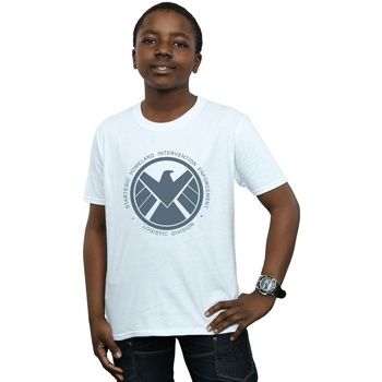 Marvel Tops y Camisetas Agents Of SHIELD Logistics Division para niño