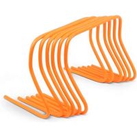 cannon - kit de 6 vallas de coordinacion entrenamiento deportivo salto de obstaculos futbol rugby canino 30 cm pvc