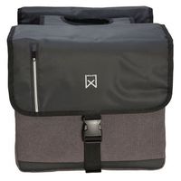 bolso doble de ejecutivo negro y gris 30 l willex
